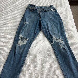 Old Navy Ripped Blue Skinny Jeans